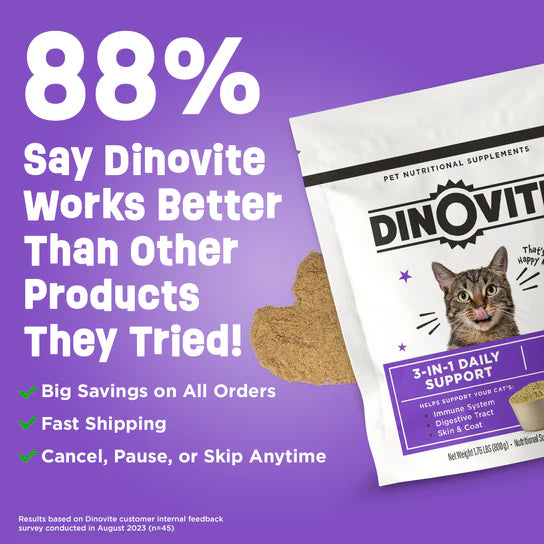 90 Day Supply Dinovite for Cats