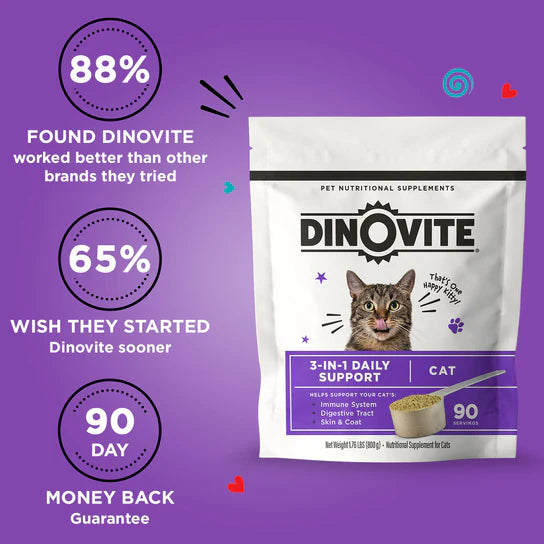 90 Day Supply  Dinovite for Cats